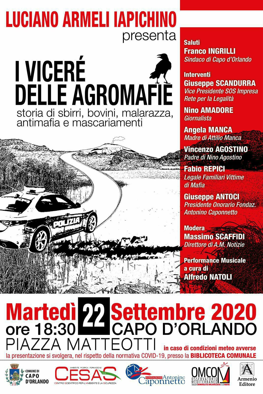 2020-09-22-presentazione-libro-i-vicere-delle -agromafie-locandina